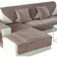 HKM-774035 Thickened Fleece Non-Slip Sofa Cushion Cover in Various Sizes and Colors