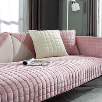HKM-774035 Thickened Fleece Non-Slip Sofa Cushion Cover in Various Sizes and Colors