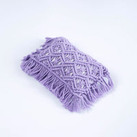 HKM-774099 Hand-Woven Cotton Polyester Tassel Pillow for Infants - Breathable & Warm - Various Colors