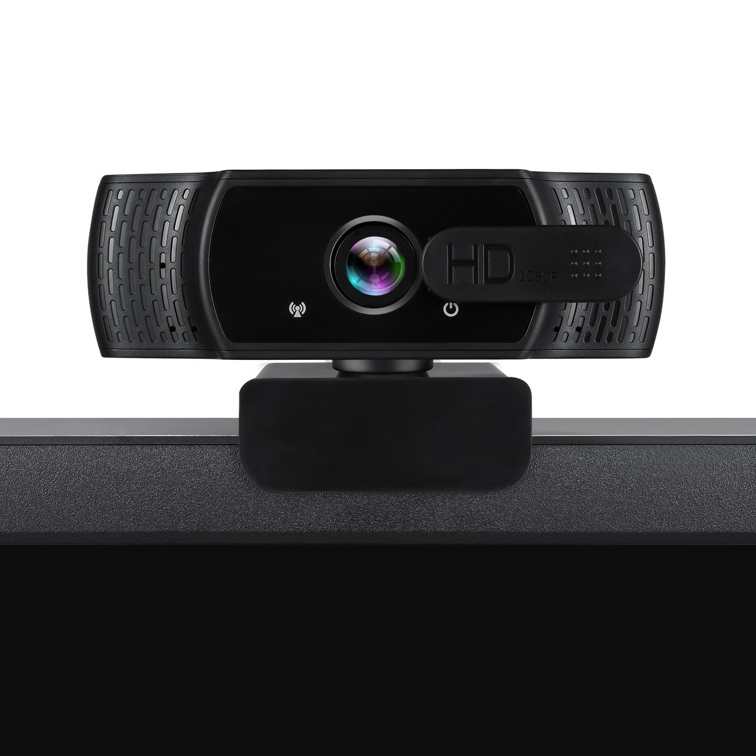 HKM-774227 HD 1080P USB Webcam with Built-in Microphone and Automatic Light Enhancement