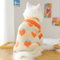 HKM-774291 Cozy Acrylic Sweater for Kittens to Reduce Shedding This Fall