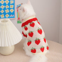 HKM-774291 Cozy Acrylic Sweater for Kittens to Reduce Shedding This Fall