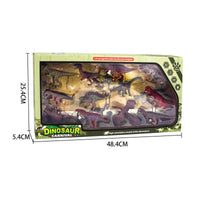 HKM-774675 12-Piece Educational Dinosaur Toy Set for Kids - PVC Animal Figures