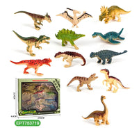 HKM-774675 12-Piece Educational Dinosaur Toy Set for Kids - PVC Animal Figures