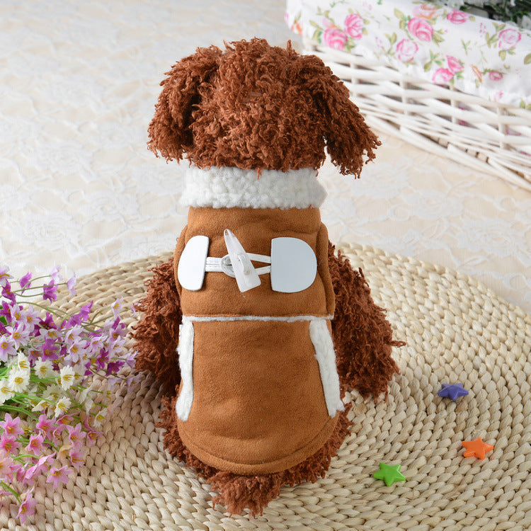 HKM-774739 Lamb Velvet Teddy Dog Costume for Comfortable Wear
