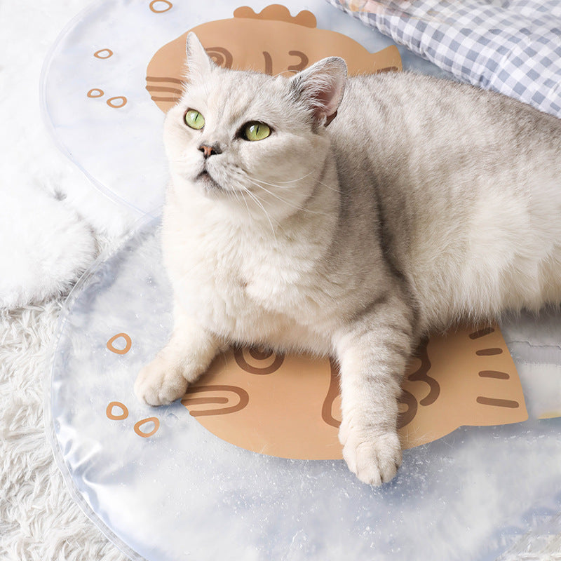 HKM-774803 Cooling Pet Mat for Dogs and Cats - Pressure Activated, Portable Ice Pad for Comfort