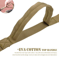 HKM-774867 Adjustable Tactical Dog Leash and Military Collar for Medium to Large Pets, Ideal for Walking and Training