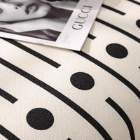 HKM-774931 Modern Light Luxury Sofa Cushion Cover - Striped Design in Vertical Points, Multiple Sizes Available