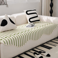 HKM-774931 Modern Light Luxury Sofa Cushion Cover - Striped Design in Vertical Points, Multiple Sizes Available