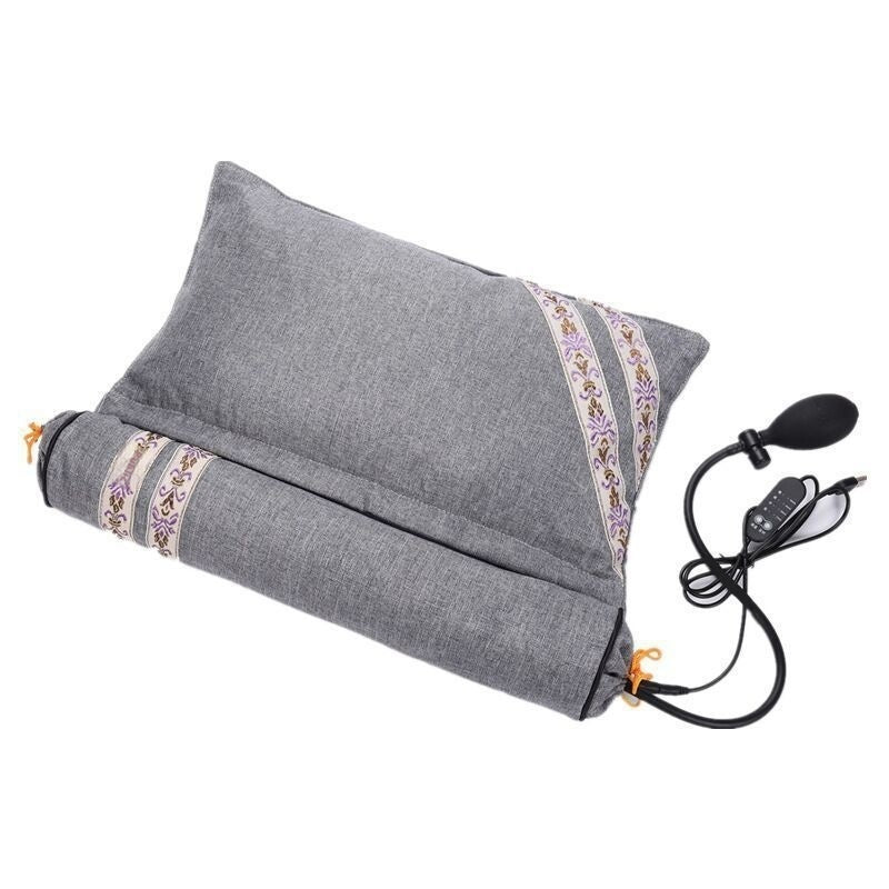 HKM-774995 Detachable Inflatable Electric Heating Pillow for Health Massage