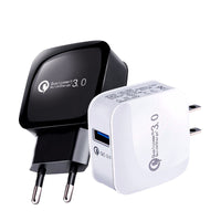 HKM-775379 Fast Charging USB Plug Adapter, AC100-240V Input, DC Output 3A, 9V/12V Compatible with Multiple Fast Charging Protocols