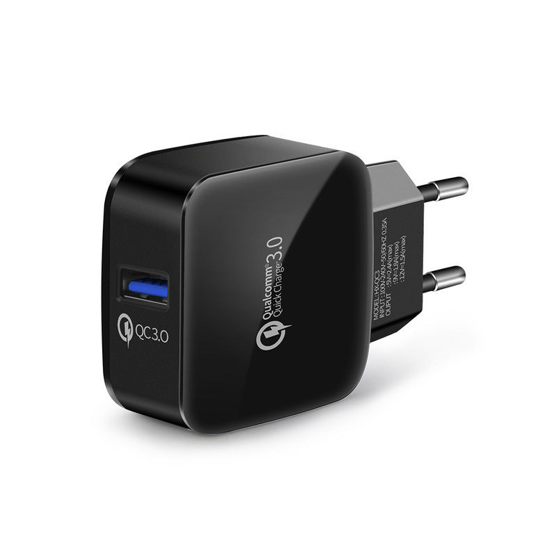 HKM-775379 Fast Charging USB Plug Adapter, AC100-240V Input, DC Output 3A, 9V/12V Compatible with Multiple Fast Charging Protocols