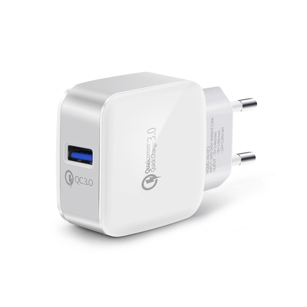 HKM-775379 Fast Charging USB Plug Adapter, AC100-240V Input, DC Output 3A, 9V/12V Compatible with Multiple Fast Charging Protocols