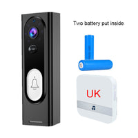 HKM-775699 Wireless 1080P Smart Home Security Video Doorbell with Remote Monitoring and Voice Intercom