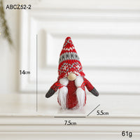 HKM-775827 Faceless Santa Claus Doll Christmas Ornament in Various Sizes and Colors