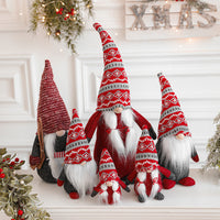 HKM-775827 Faceless Santa Claus Doll Christmas Ornament in Various Sizes and Colors