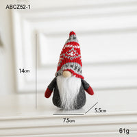 HKM-775827 Faceless Santa Claus Doll Christmas Ornament in Various Sizes and Colors