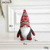 HKM-775827 Faceless Santa Claus Doll Christmas Ornament in Various Sizes and Colors