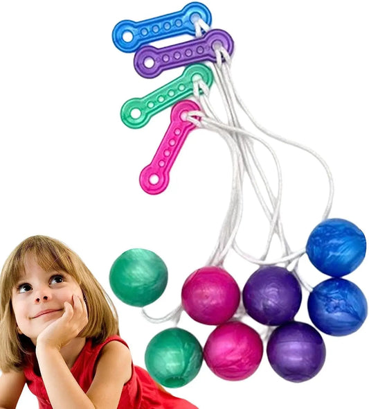 HKM-775827 Light-Up Lato Lato Stress Ball Toys for All Ages, ABS Plastic, Fun and Engaging Play Option