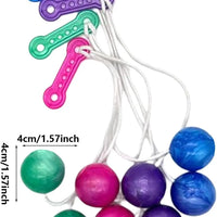 HKM-775827 Light-Up Lato Lato Stress Ball Toys for All Ages, ABS Plastic, Fun and Engaging Play Option