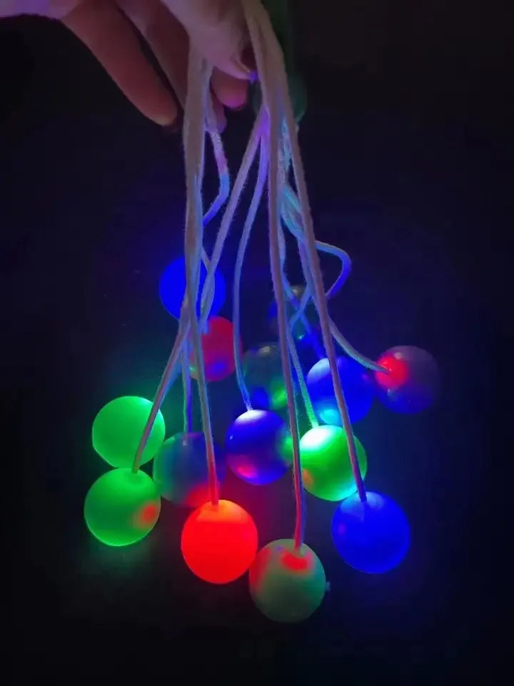 HKM-775827 Light-Up Lato Lato Stress Ball Toys for All Ages, ABS Plastic, Fun and Engaging Play Option