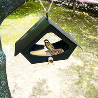 HKM-775955 Simple Iron Bird Nest for Outdoor Courtyard Decoration - Anti-Rain Design