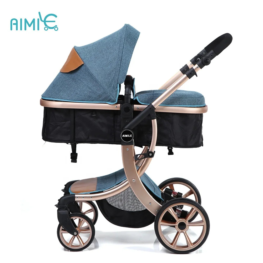 KTX-776211 3-in-1 Convertible Baby Stroller with 360-Degree Rotate Function for Newborns