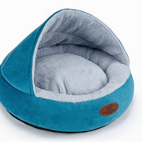 HKM-776211 Cozy Winter Pet Nest for Small to Large Dogs and Cats - Soft and Hard Top Options