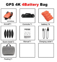 HKM-776531 4K Aerial Camera with Remote Control Plane - Compact and Foldable with Brushless Motor and ESC Lens