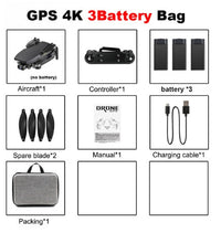 HKM-776531 4K Aerial Camera with Remote Control Plane - Compact and Foldable with Brushless Motor and ESC Lens
