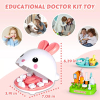 HKM-776851 Pet Dentist Play Set for Kids - 31 Pieces Doctor Pretend Play Toy for Ages 2-13