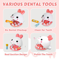 HKM-776851 Pet Dentist Play Set for Kids - 31 Pieces Doctor Pretend Play Toy for Ages 2-13