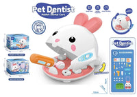 HKM-776851 Pet Dentist Play Set for Kids - 31 Pieces Doctor Pretend Play Toy for Ages 2-13