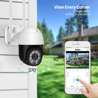 HKM-776851 Wireless 2-Inch Outdoor Surveillance Camera High-Definition Monitoring with 5MP Image Sensor