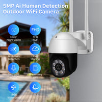 HKM-776851 Wireless 2-Inch Outdoor Surveillance Camera High-Definition Monitoring with 5MP Image Sensor