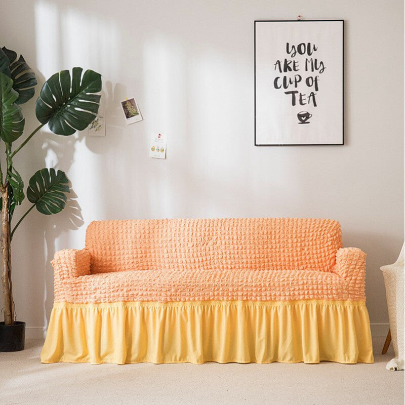 HKM-776979 Universal INS Single Triple Leather Sofa Cover - Available in Multiple Colors
