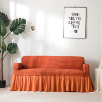 HKM-776979 Universal INS Single Triple Leather Sofa Cover - Available in Multiple Colors