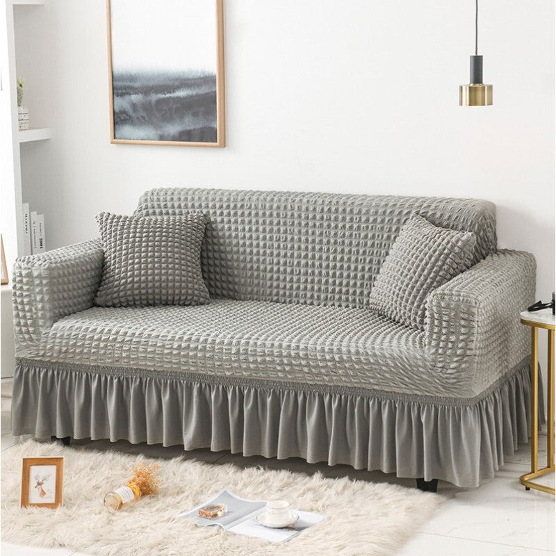 HKM-776979 Universal INS Single Triple Leather Sofa Cover - Available in Multiple Colors