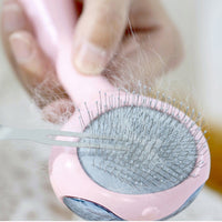 HKM-777107 Pet Grooming Comb with Long and Short Needle Teeth for Tangle-Free Coat Care