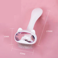 HKM-777107 Pet Grooming Comb with Long and Short Needle Teeth for Tangle-Free Coat Care