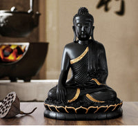 HKM-777107 Resin Sakyamuni Buddha Statue for Home and Garden Decor