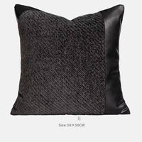 HKM-777171 Gray and White Plaid Bed Runner Nap Blanket Set with Pillowcase and Round Pillow