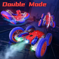 HKM-777171 Remote Control Double Sided Drift Stunt Car with LED Lights and Spray Function