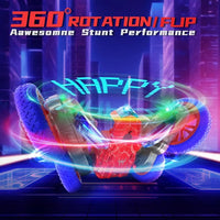 HKM-777171 Remote Control Double Sided Drift Stunt Car with LED Lights and Spray Function