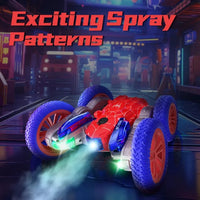 HKM-777171 Remote Control Double Sided Drift Stunt Car with LED Lights and Spray Function