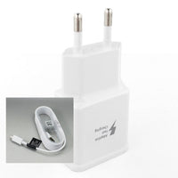 HKM-777235 Samsung Travel Charger 2A Fast Charging for S6/S7/S8 Mobile Phones, Supports 5V & 9V Output