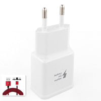 HKM-777235 Samsung Travel Charger 2A Fast Charging for S6/S7/S8 Mobile Phones, Supports 5V & 9V Output