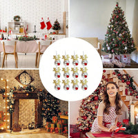 HKM-777299 Disco Mirror Ball Ornaments with Elk Antlers for Holiday Decor and Festive Celebrations