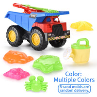 HKM-777427 10-Piece ABS Plastic Sand Beach Vehicle Set for Outdoor Water Play - Educational DIY Toys for Ages 3+