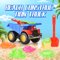 HKM-777427 10-Piece ABS Plastic Sand Beach Vehicle Set for Outdoor Water Play - Educational DIY Toys for Ages 3+